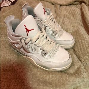 Jordan 4 Retro White and Red